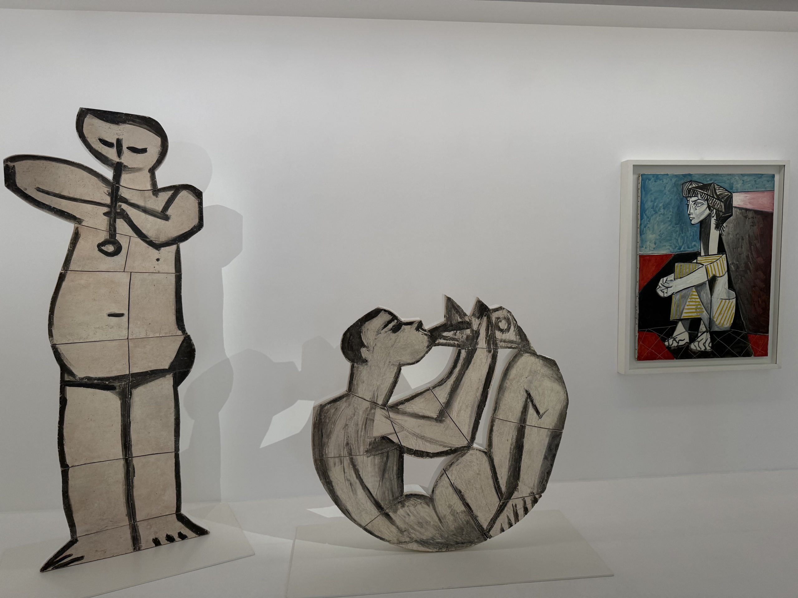 Picasso cutouts and a painting inspired by Matisse